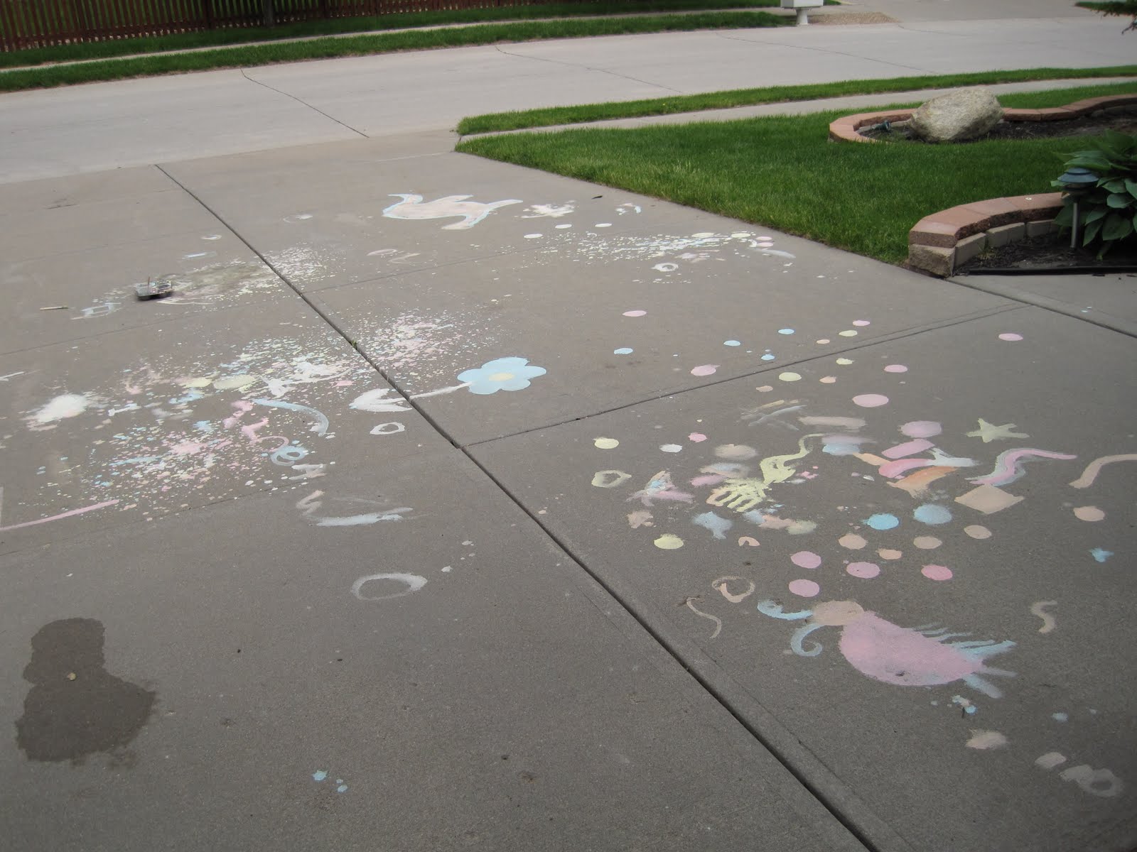 Steph Jacobson Designs sidewalk paint