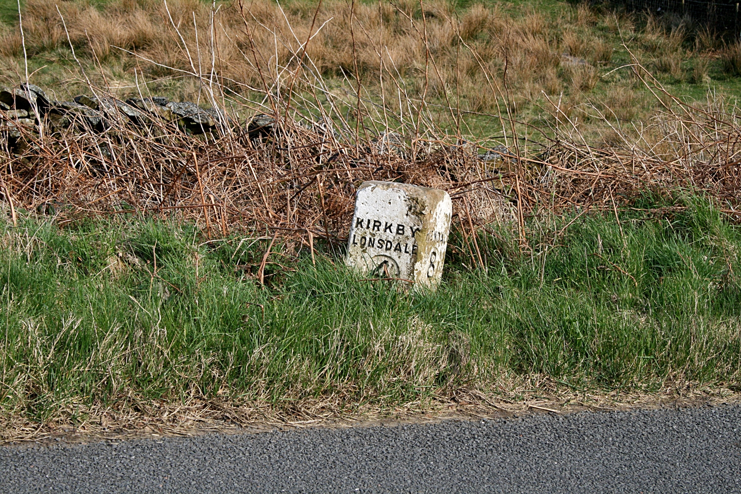 Roads and artifacts Kirkby Lonsdale four miles away