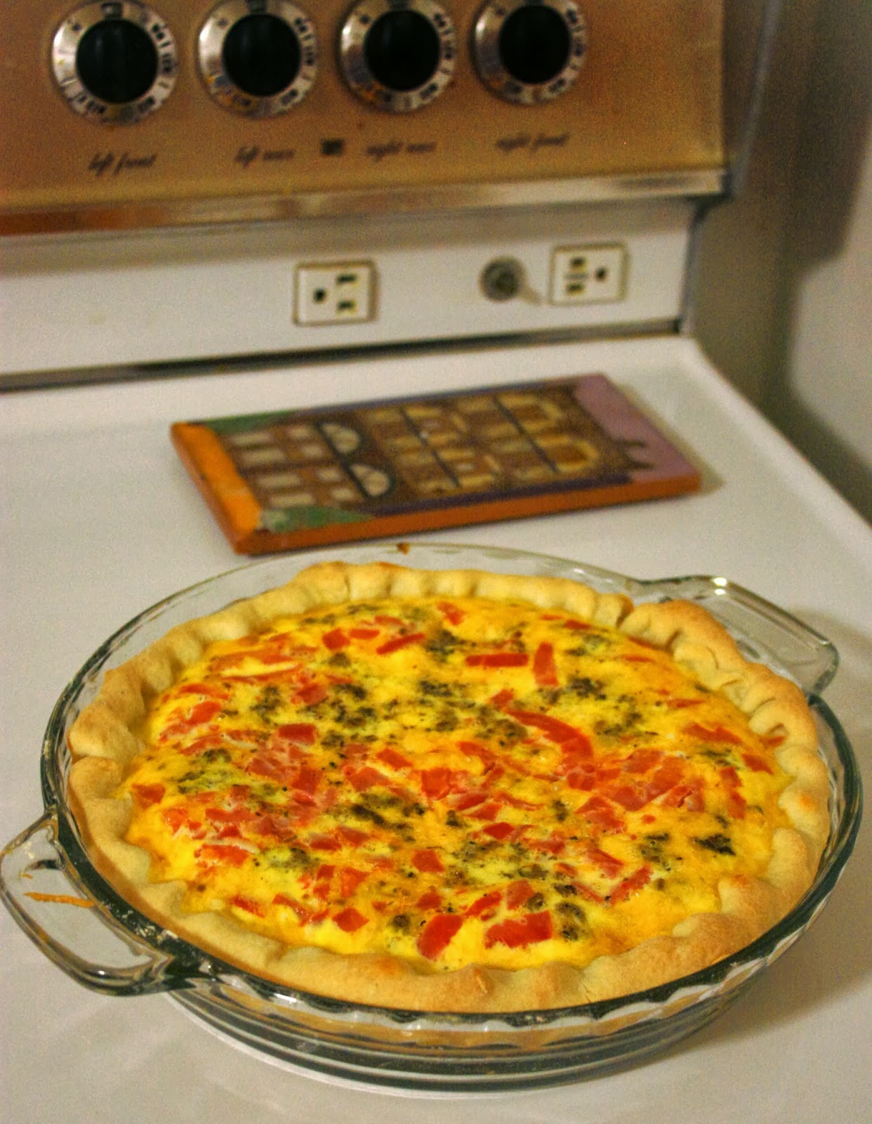 12 a day Leftovers Quiche