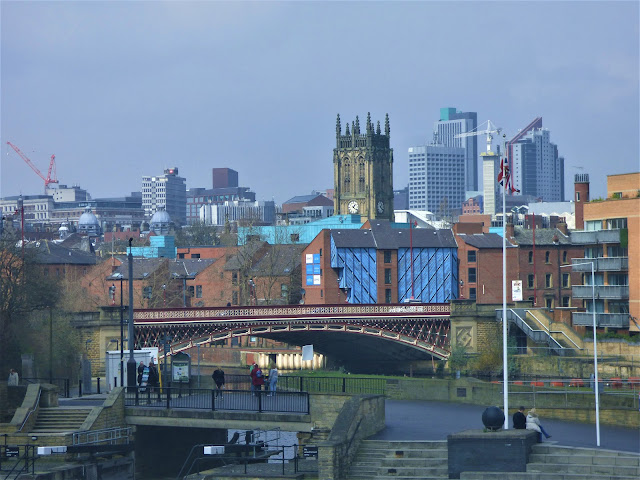 Leeds City Centre skyline, photo taken from Armouries Museum at Leeds Docks -How to spend a weekend in Leeds, things to do in Leeds
