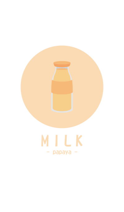 Milk - Papaya flavor