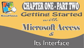 getting started with ms-access and its interface