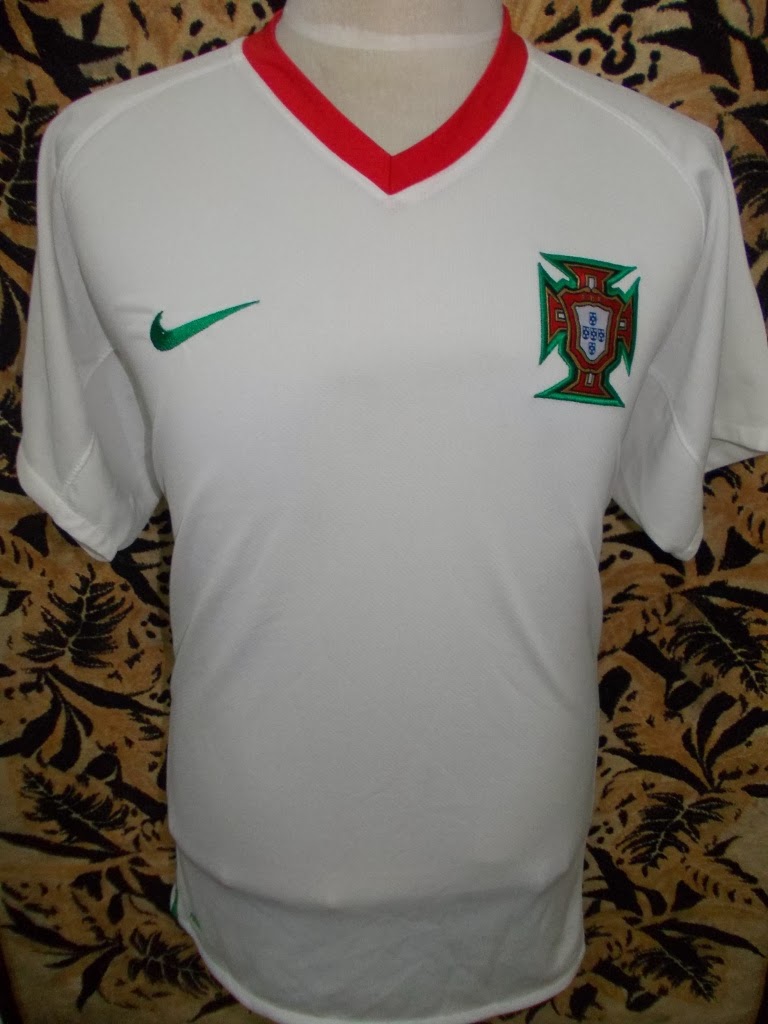 PORTUGAL AWAY EURO 2008 JERSEY-RM 75-SIZE XL-MADE MARROCO
