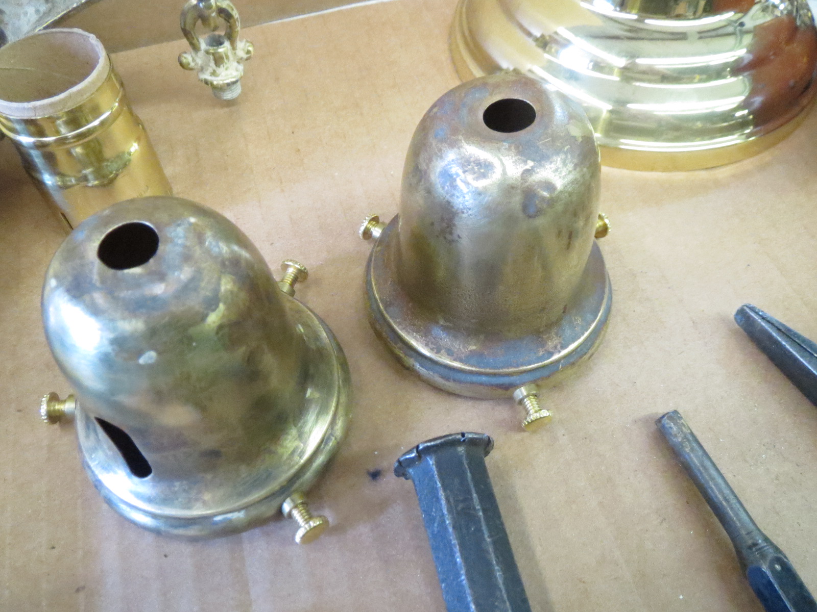 Lamp Parts and Repair Lamp Doctor Vintage 20's30's Art Deco Style 2 Light Chandelier Ceiling