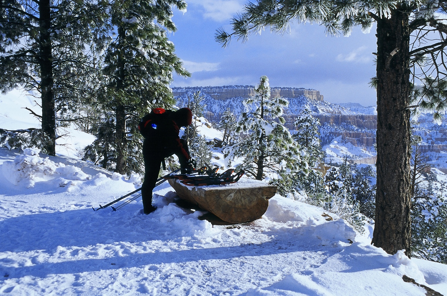 One Day in America Snowshoeing In Bryce Canyon National Park, Utah