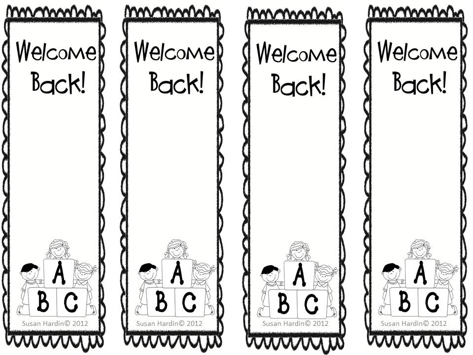 Free Printable Back To School Bookmarks