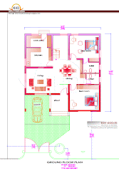plans kerala sq plan ft 2000 modern feet bedroom floor ground square elevation architecture map houses pakistan keralahousedesigns designs simple