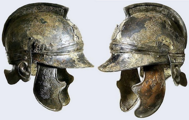 Карфагенский шлем, датированный приблизительно 200 годом до н.э.