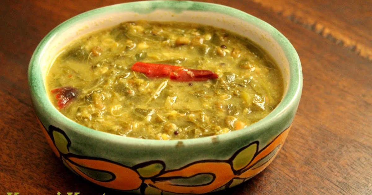 Sailaja Kitchen...A site for all food lovers! Keerai Kootu / Keerai