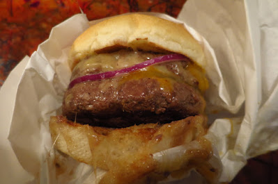 Burger Joint, double cheese burger