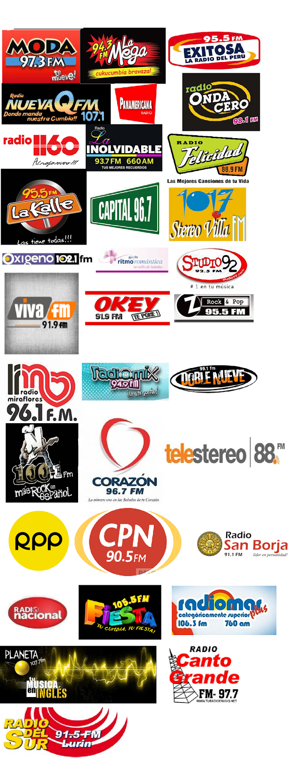 Logos,papercrafts,radios 2017