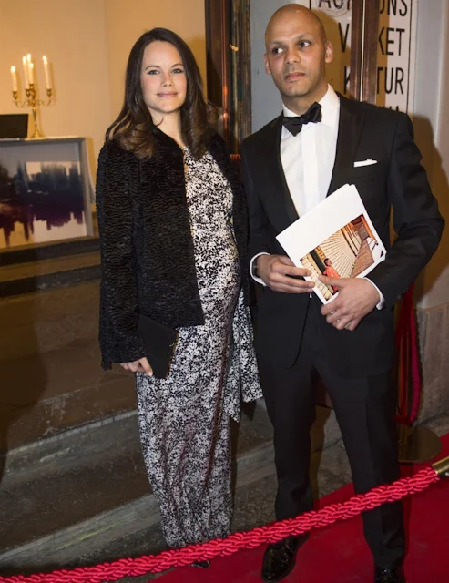 Princess Sofia of Sweden attended a charity dinner for the benefit of Project Playground at the Auktionsverket Kulturarena in Göteborg 