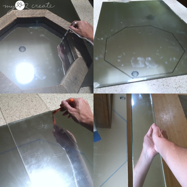 How to make a Rustic Octagon Mirror My Love 2 Create