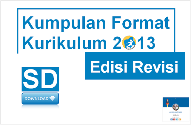 Kumpulan Format Kurikulum 2013 SD Edisi Revisi Lengkap