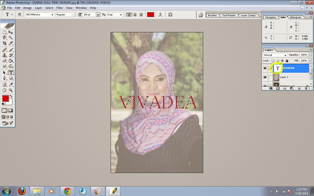 ADDING WATERMARK ON YOUR PICTURE USING PHOTOSHOP PART 1 6