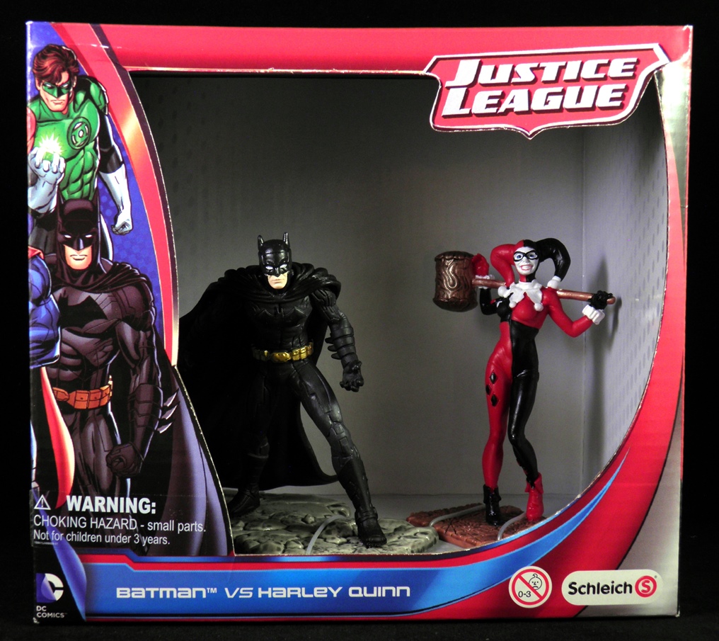 Harley Quinn & Bane 10cm Mini figura 3-PACK NUOVO * DC Comics Batman 