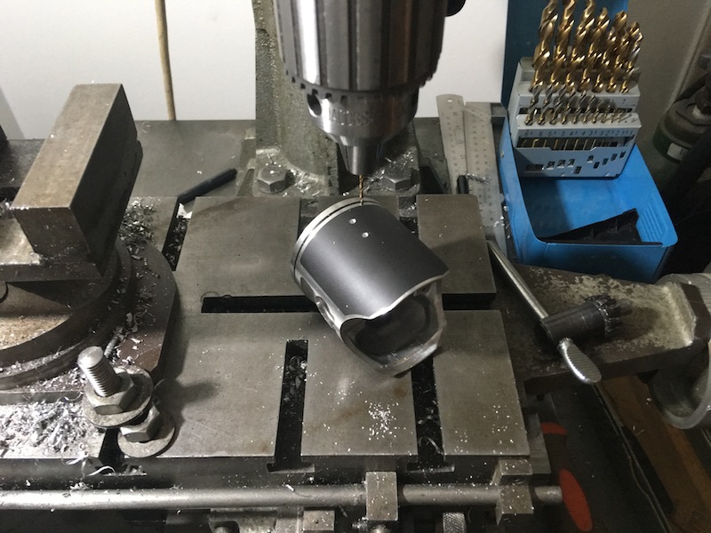 Piston, Drill Lubrication Holes