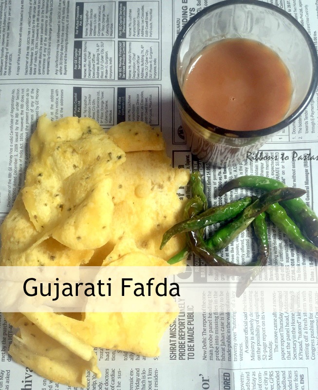 Gujarati Fafda Ribbons to Pastas