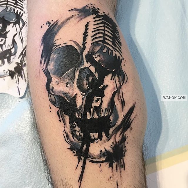 Gambar Tato 3D Keren Tengkorak Terbaru Koleksi Foto Google, Tumblr, Pinterest,instagram