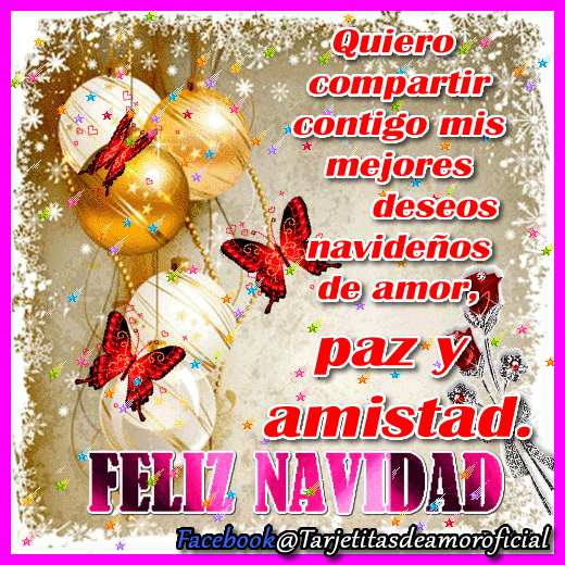 FELIZ NAVIDAD - Hermosas tarjetas y postales gifs animada, con mensajes