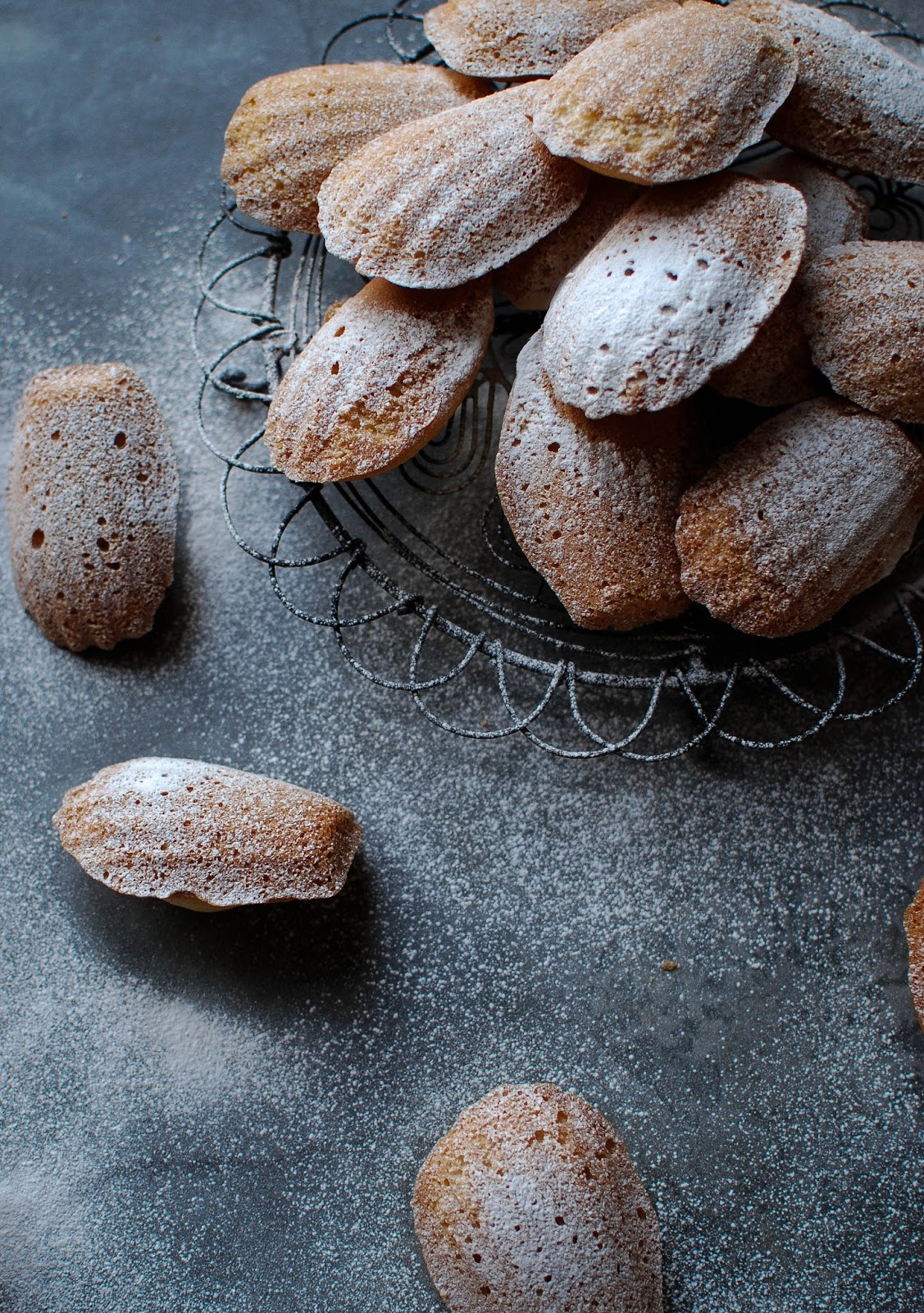 Lemon Madeleines, delicate shell shaped tea cakes perfect for dipping in your cuppa.