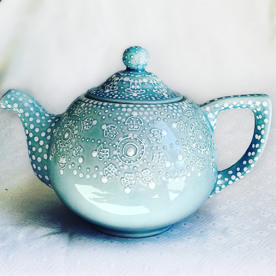 Lovely Handpainted Teapots Tea Pots Tea
