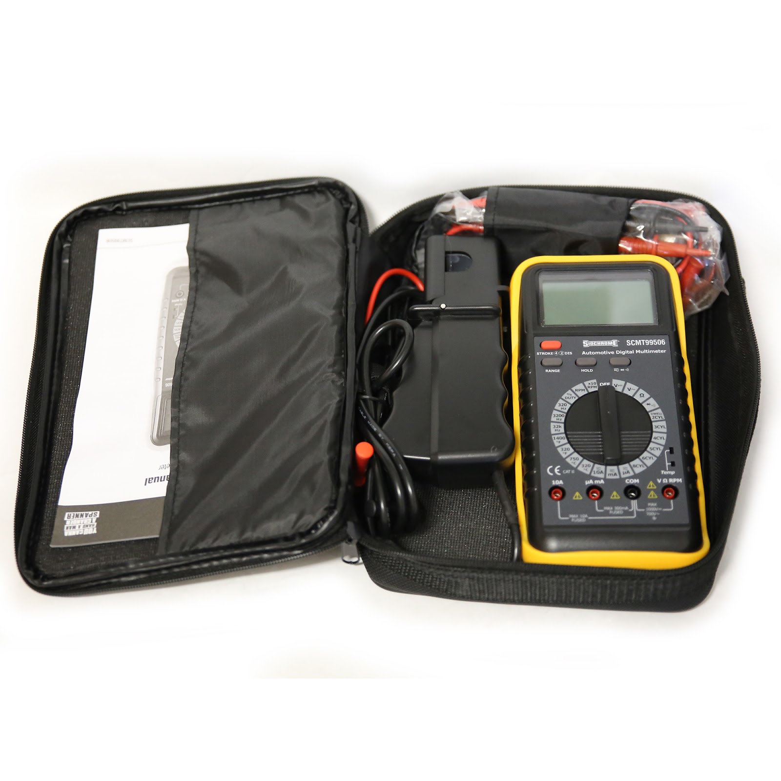 Survive the Elements Sidchrome SCMT99506 Digital Automative Multimeter with Temperature