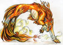 Tsuki Fiery Wolf Form~