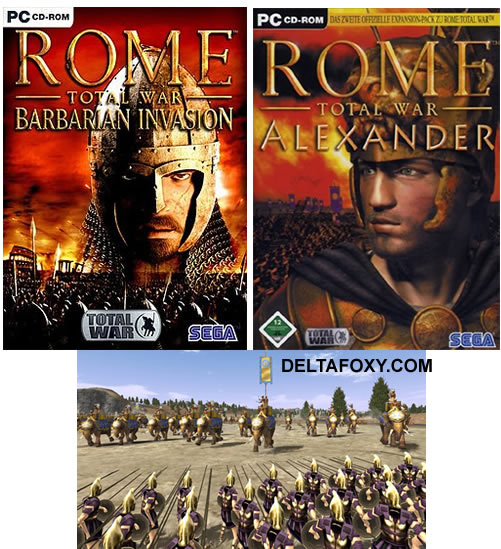 Rome Total War Alexander+Barbarian 1.1GB DELTAFOX PC GAMES
