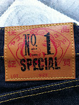 special design No 1 evisu gold dragon with original bag size 32