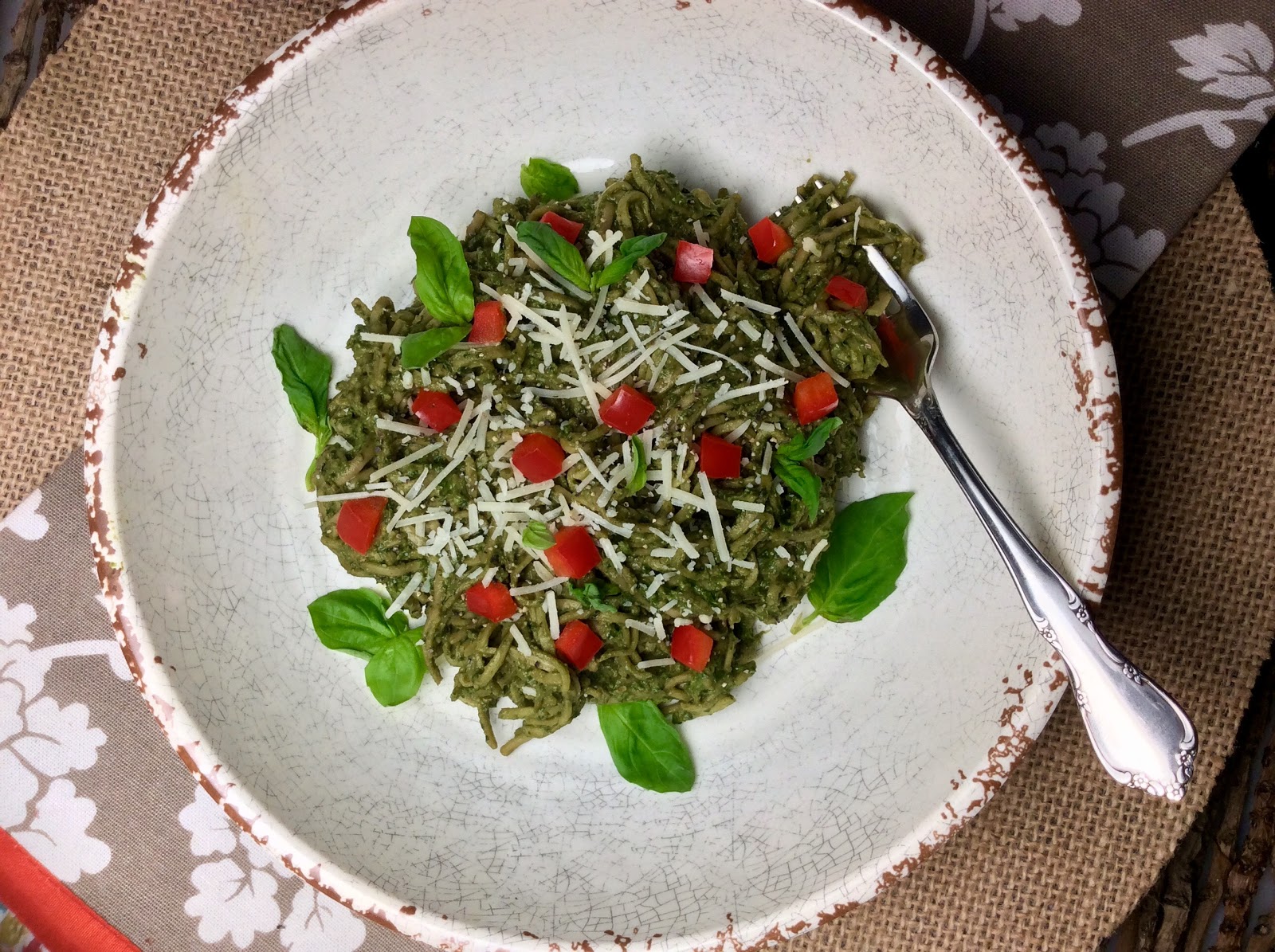 Food Fitness by Paige Edamame Pasta Pesto