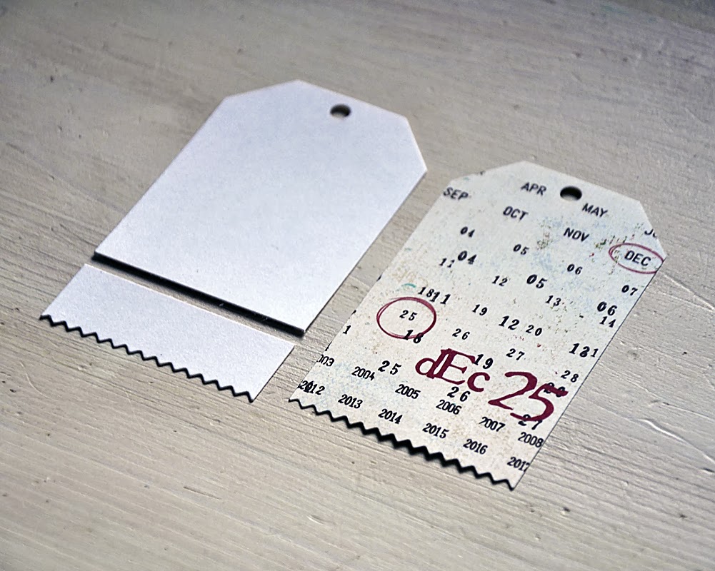 Simply Stamped: Pattern Paper Layered Christmas Tags