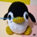 patron gratis pingüino amigurumi, free pattern amigurumi penguin