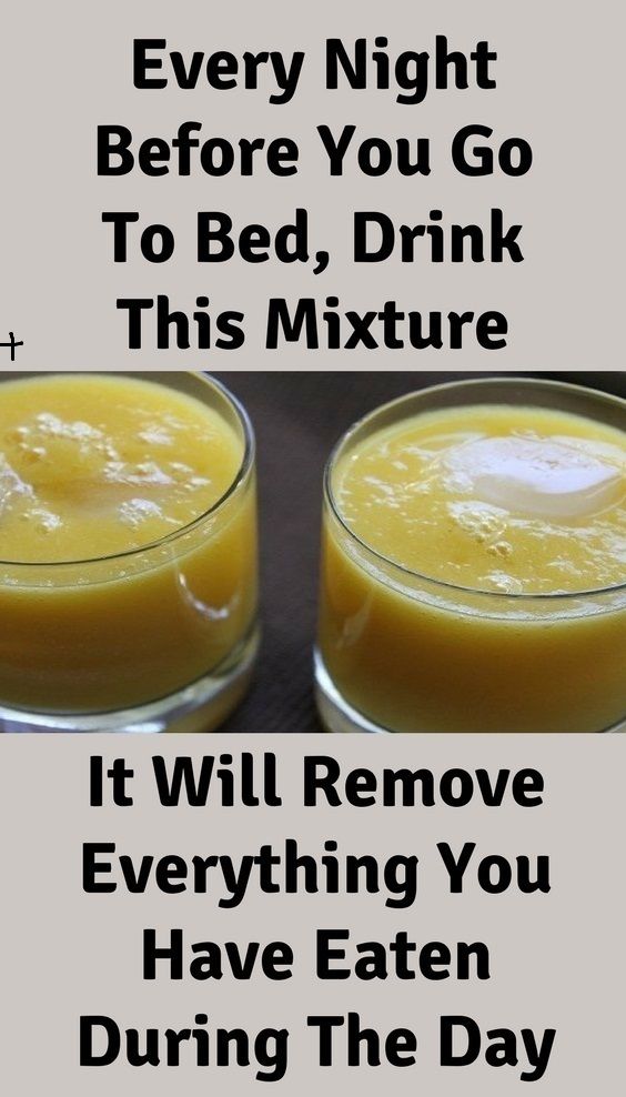Every Night Before You Go To Bed, Drink This Mixture You Will Remove
