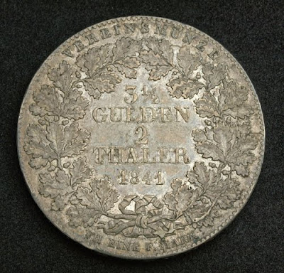 Germany Coins Frankfurt Silver Double Thaler = 3½ Gulden
