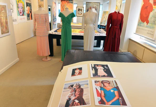 HRH Princess Diana memorabilia - Julien's Auctions of Beverly Hills December 5-6, 2014 on display at Ross Art Gallery in New York City