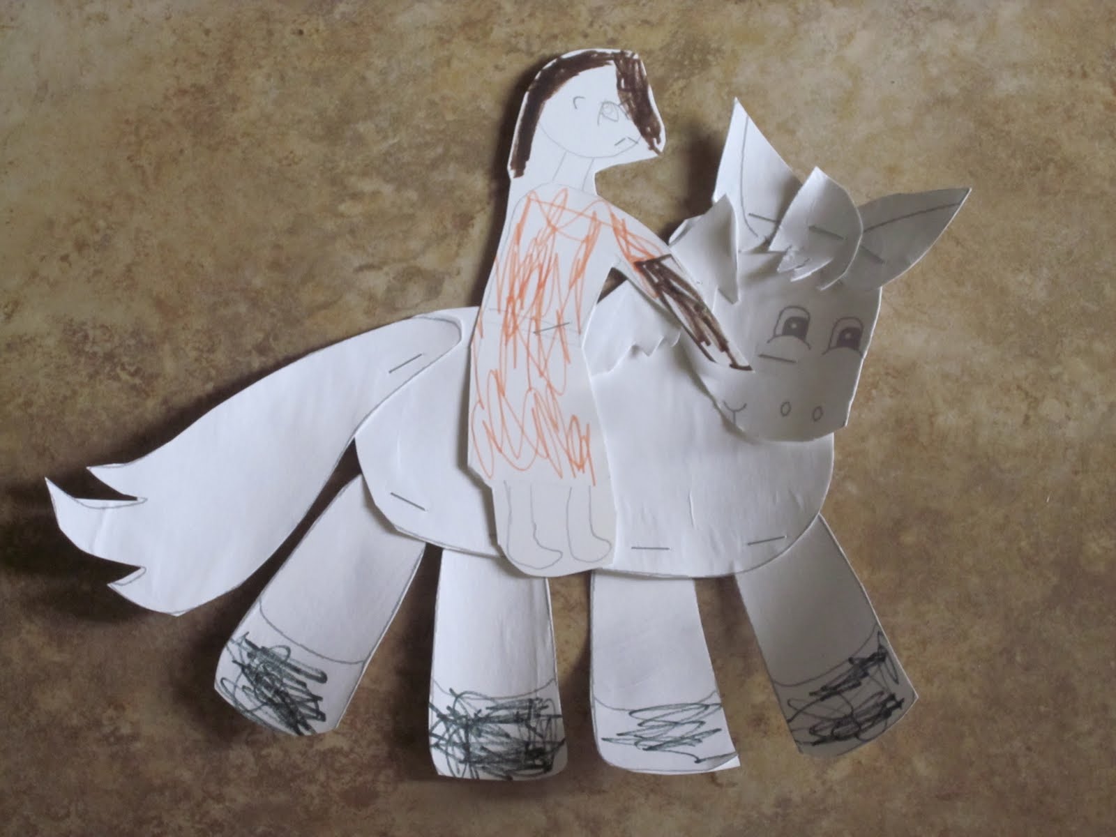 Kindergarten Homeschool Ideas: Balaam's Donkey Craft Project