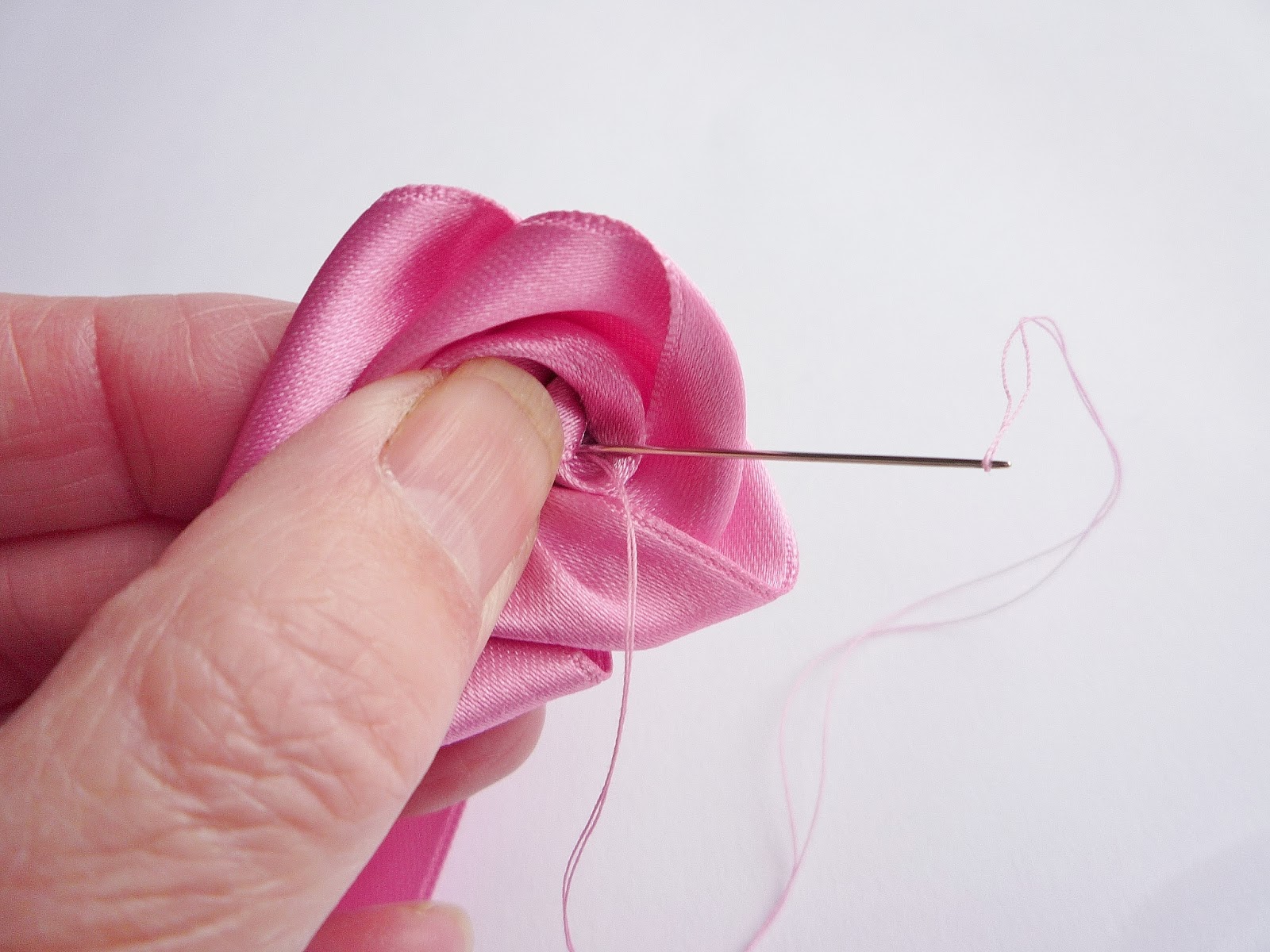 the Creations of Crazy Dazy: ribbon rose