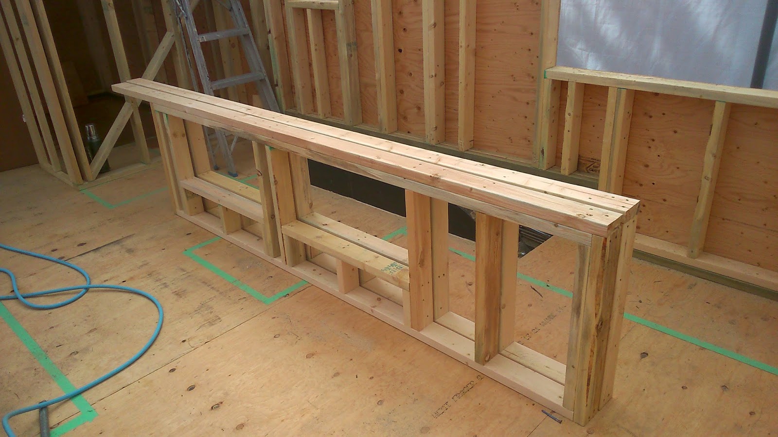 Todd's Tiny Home Pony Walls and Ridge Beam