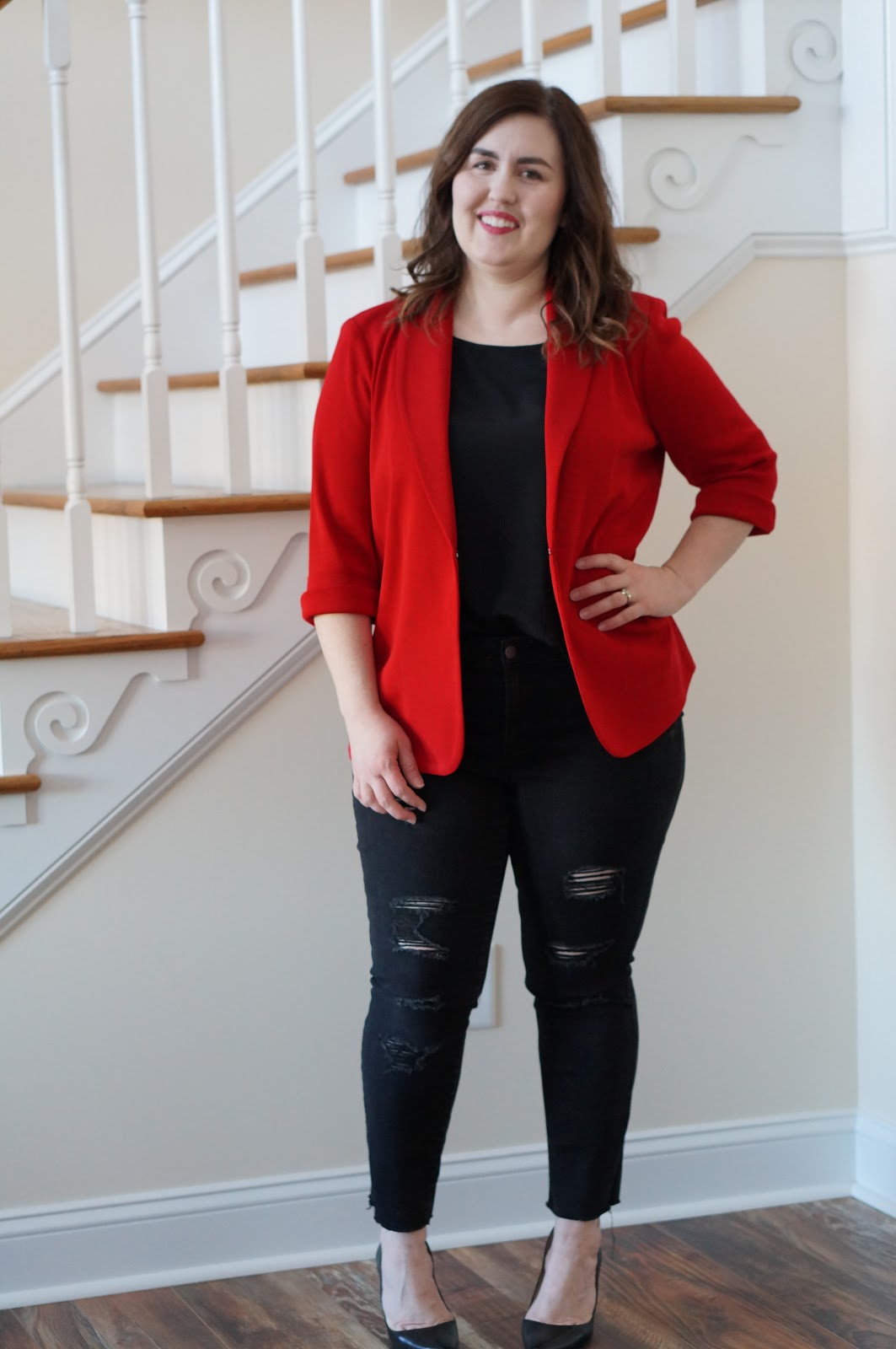 CASUAL VALENTINES DAY OUTFIT by North Carolina fashion blogger Rebecca Lately