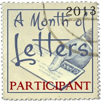 A Month of Letters 2013 badge