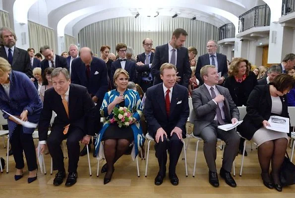 Duke Henri and Duchess Maria Teresa attended 90th anniversary reception of Biermans-Lapotre Foundation