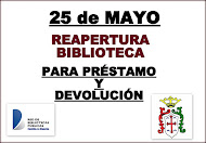 REAPERTURA BIBLIOTECA, 25/05/2020