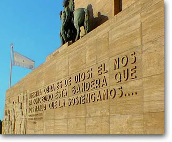 Vista del Monumento a la Bandera en Rosario(Santa Fe)