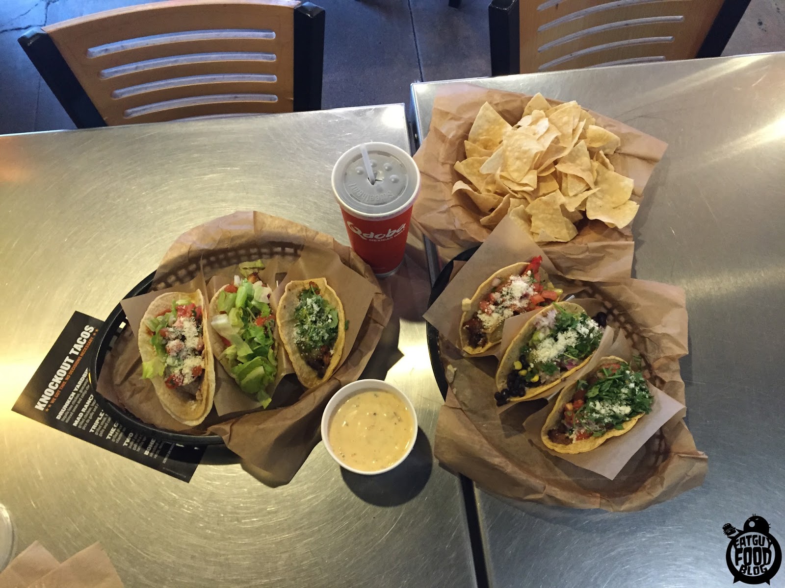 FATGUYFOODBLOG Qdoba Knockout Tacos! WHICH OF THE SIX WILL WIN IN THIS