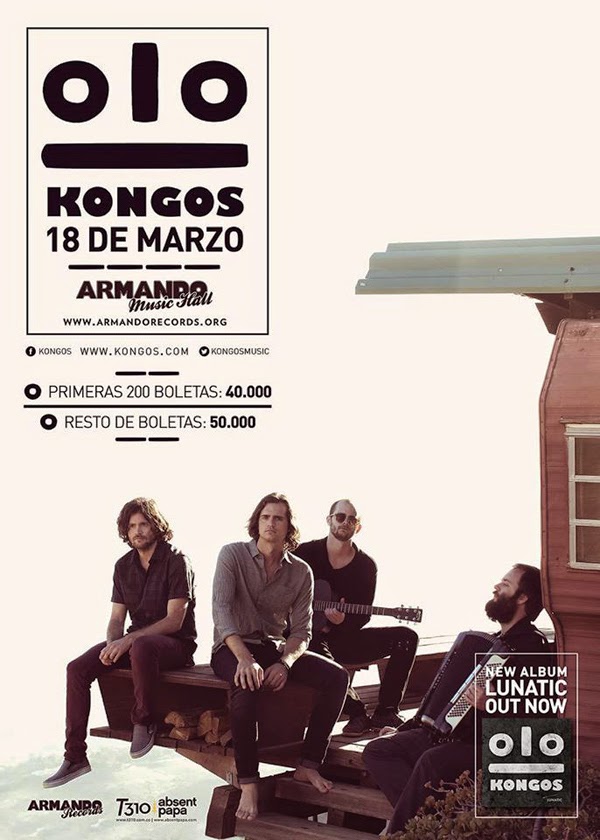Colombia-Kongos-sensación-nuevo-rock-pop-Sur-Africa-Armando-Music-Hall