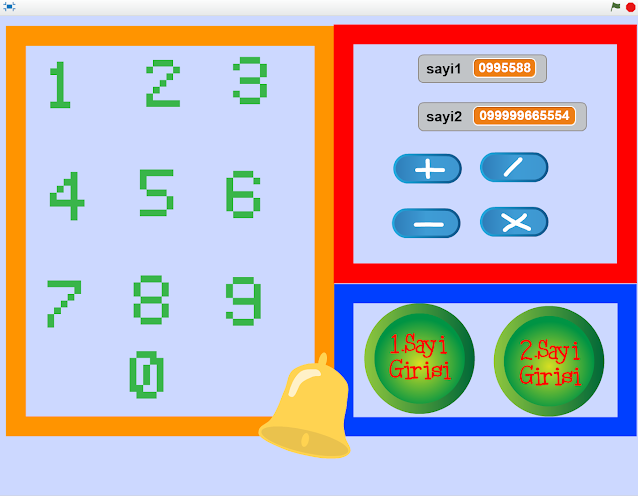 Scratch ile Hesap Makinası Yapma Scratch ile Hesap Makinası Yapma