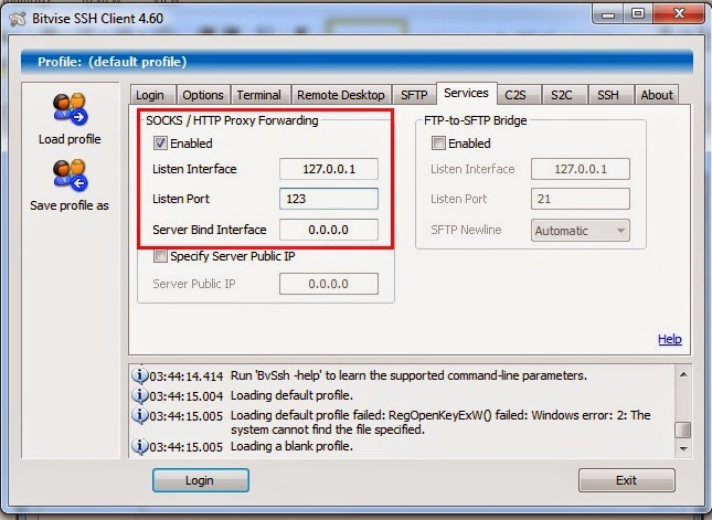 Bind interfaces. Bind interfaces
