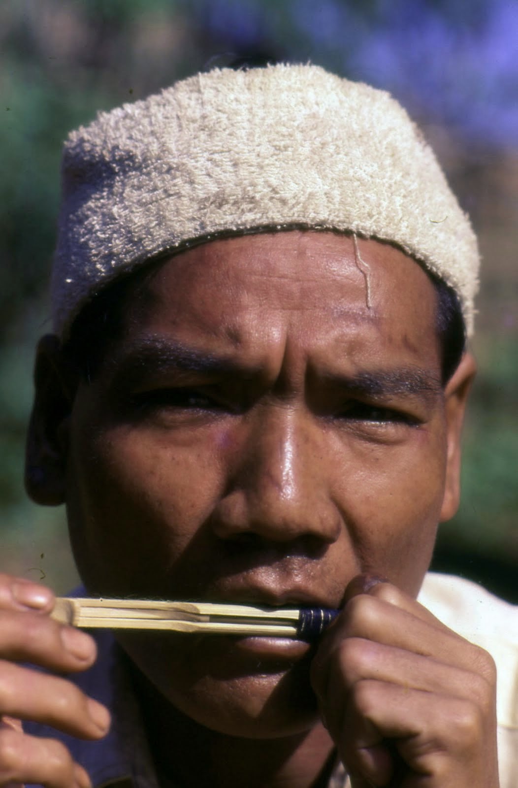Akha on Bamboo Mouth-Harp