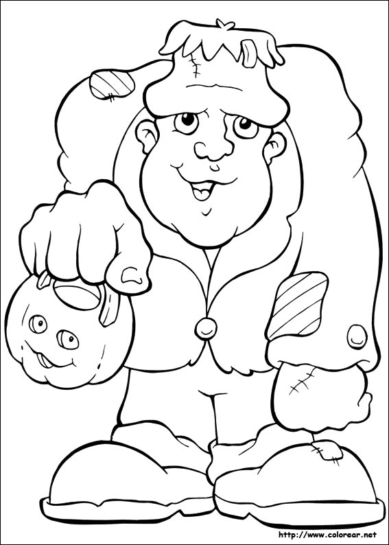 SoulNoe Audición y Lenguaje: Fichas de Halloween para colorear